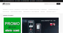 Desktop Screenshot of diemmestrumenti.it
